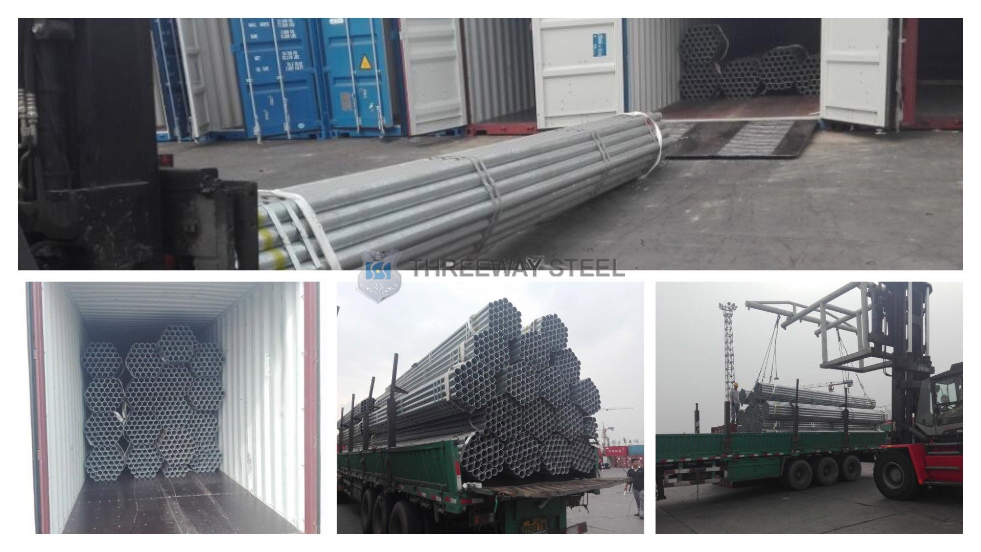 Galvanized steel pipe export
