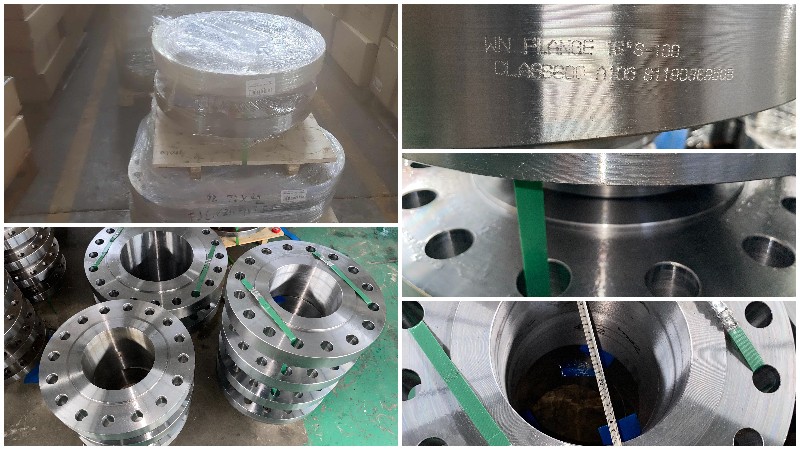 Steel flange export