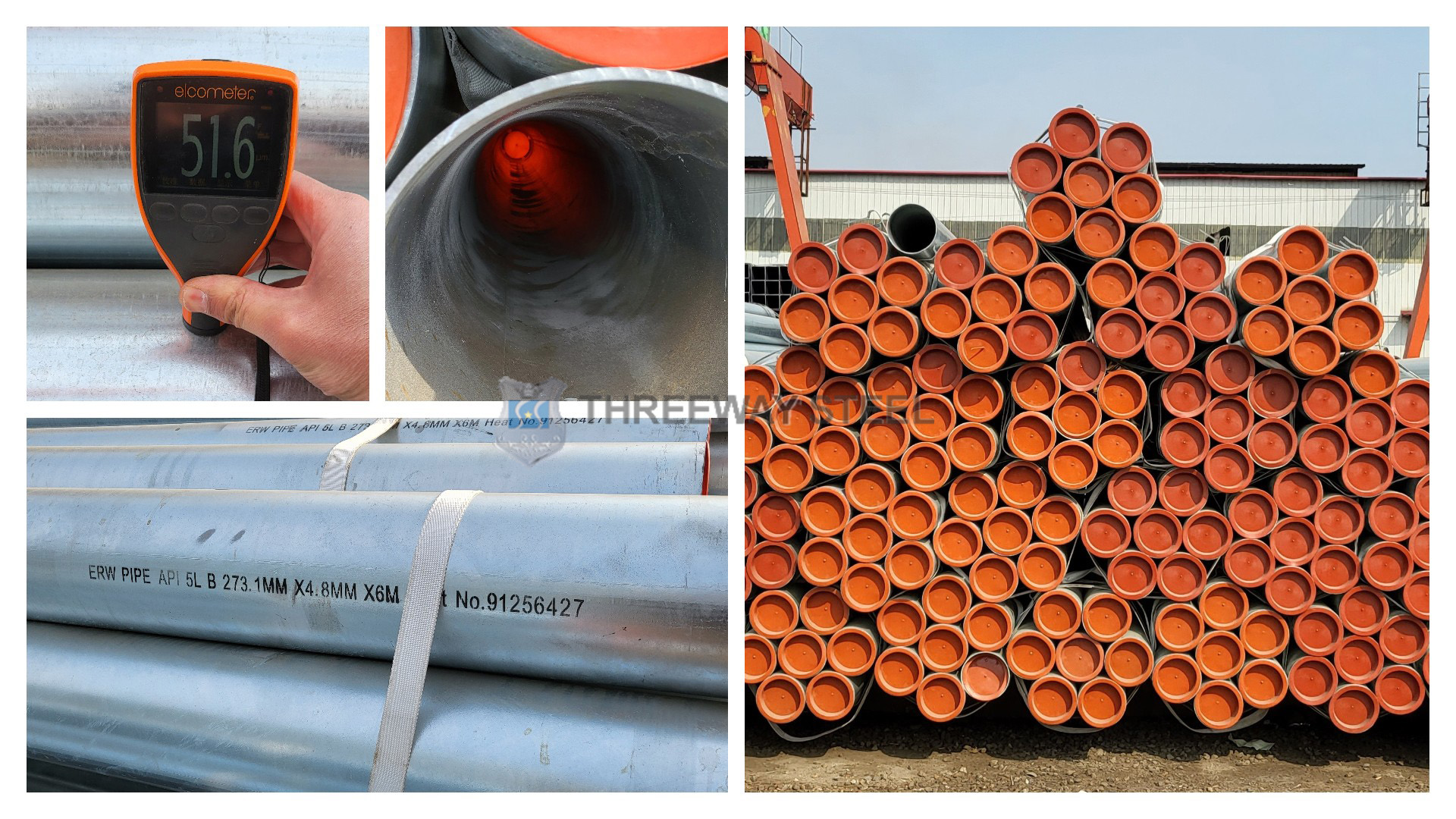 ERW steel pipe export